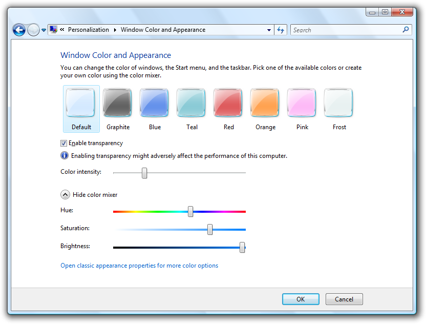 windows transparency software